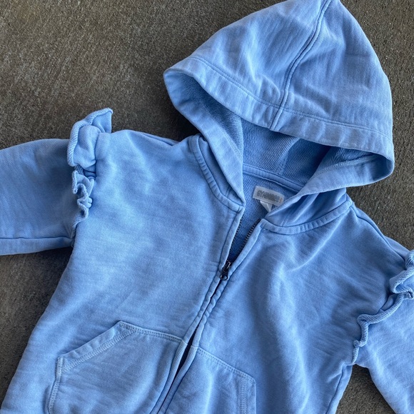 Gymboree Girls Zip Jacket in baby blue 2T - Picture 3 of 3